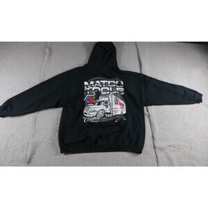 Vintage Matco Tools Hoodie Black 2XL Graphic Print Tim Urban Cowboy Sweatshirt